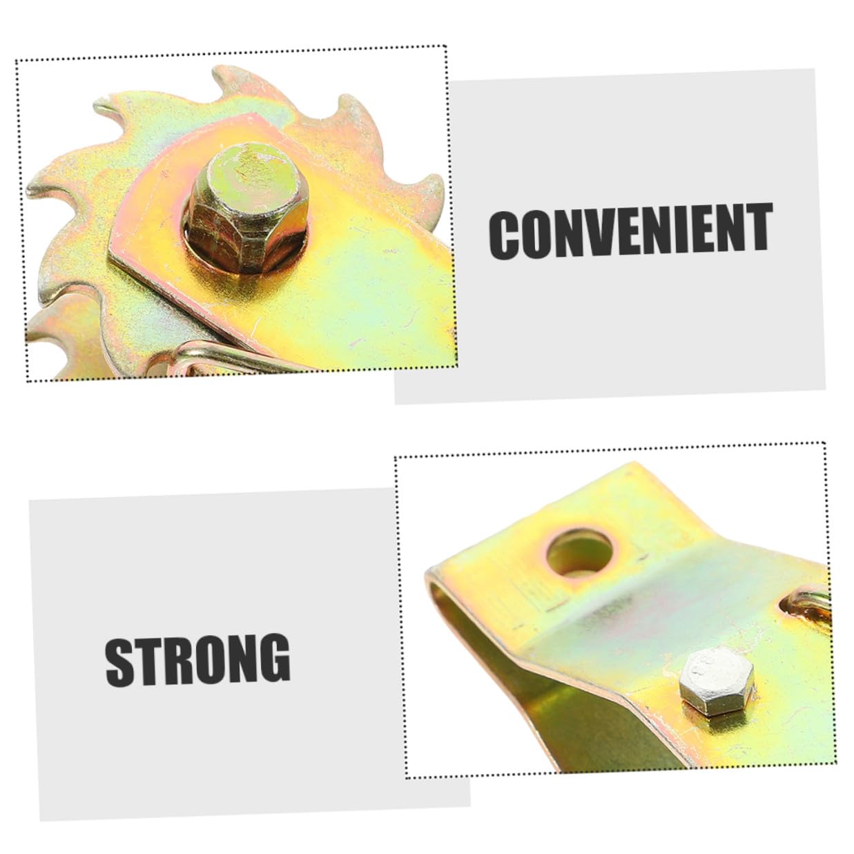 SHINEOFI Tendifilo in Acciaio 3 Pezzi Tenditore per Funi Metalliche per Recinzioni Esterne Tensione Cavi Resistente per Uso Industriale e Giardinaggio