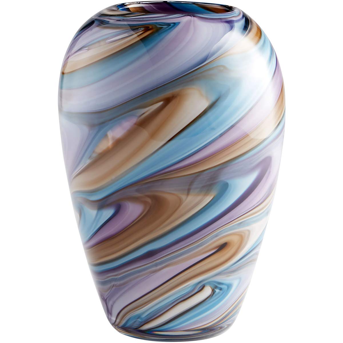 Cyan Design 09523 Small Borealis Vase, Blue