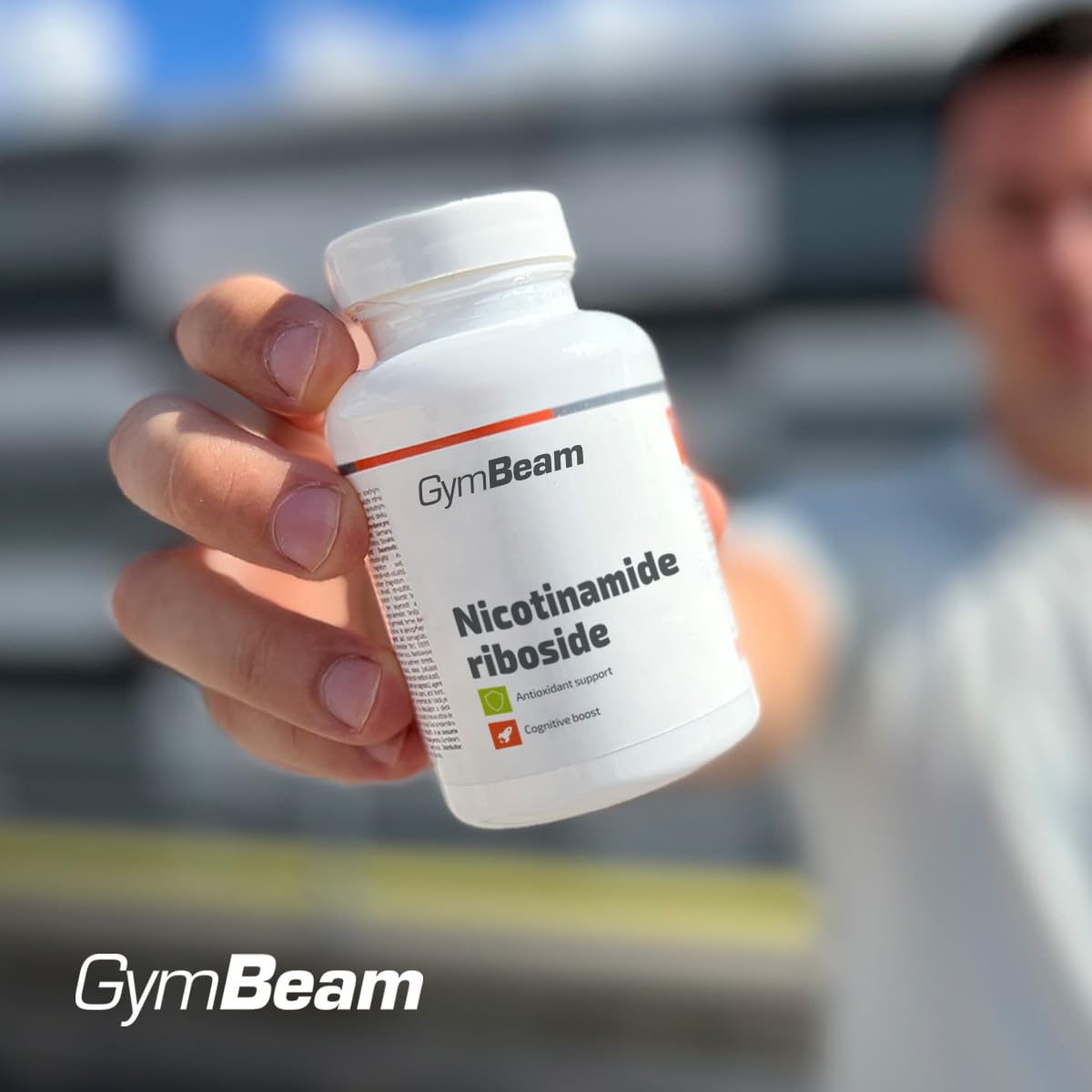 GymBeam Integratore - Nicotinamide Riboside 60 cps - 240mg per porzione - Favorisce Memoria e Concentrazione - Forma a Capsula, Anti-Invecchiamento, Vegano