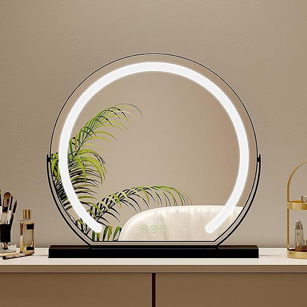 Espejo de maquillaje LED para crear tu propio tocador Hollywood en casa con 58cm