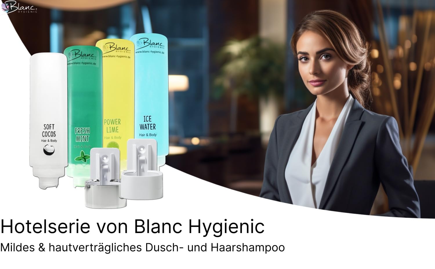 Set completo di esperienze doccia 12 x 420 ml, diversi profumi, 1 x 300 ml, schiuma di pulizia intima + 5 supporti da parete, colore bianco, dimensioni Soft Cocos: cocco