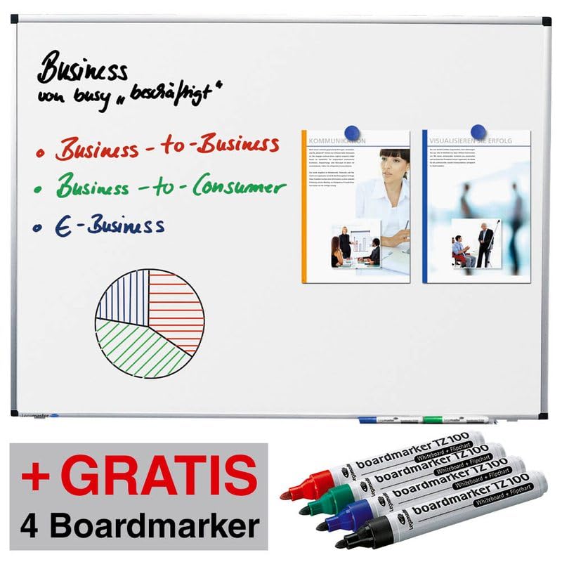 Tableau blanc Legamaster Premium 90 x 120 cm pour bureau