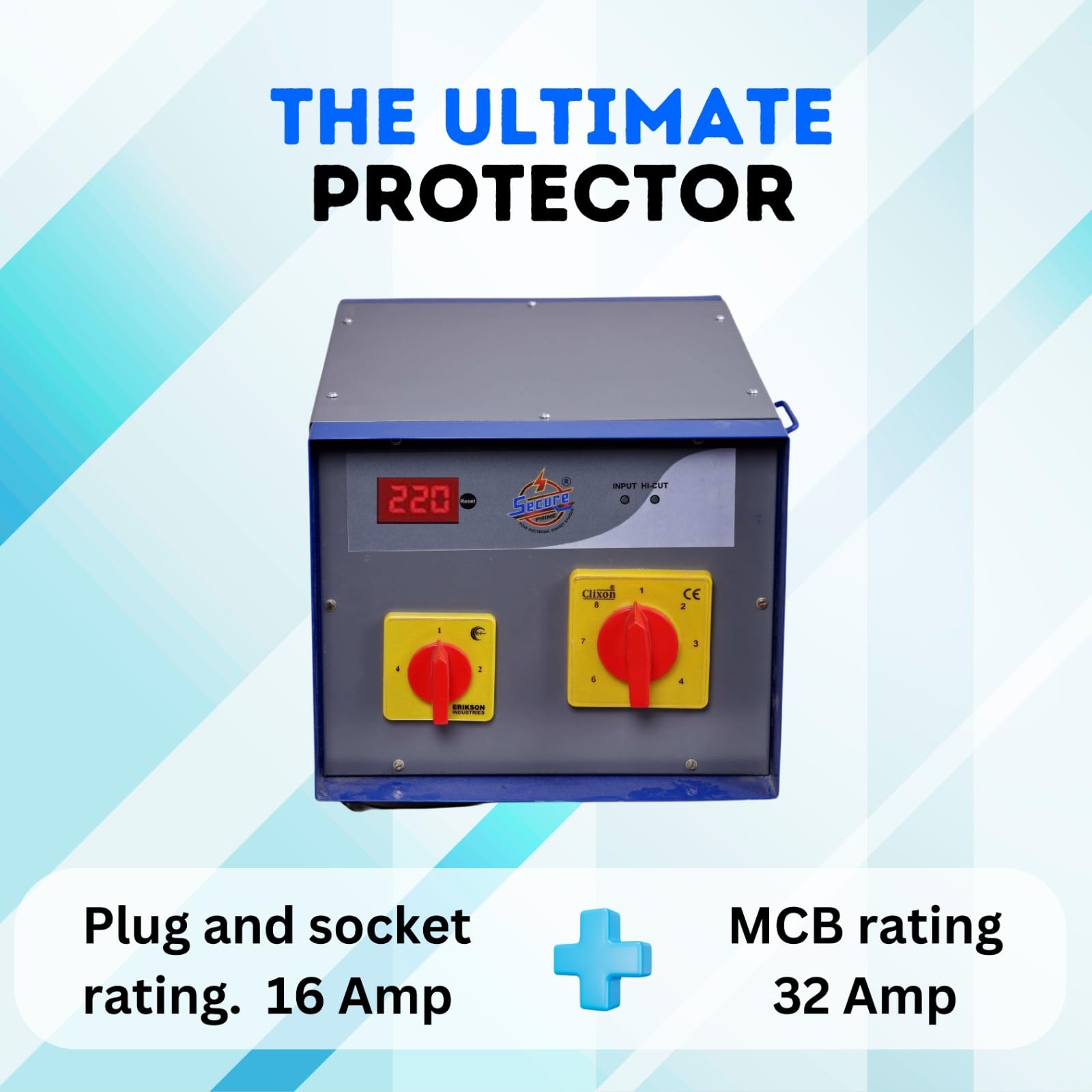 Manual DJ Stabilizer 15 KVA for Public Address Systems & DJ Sound