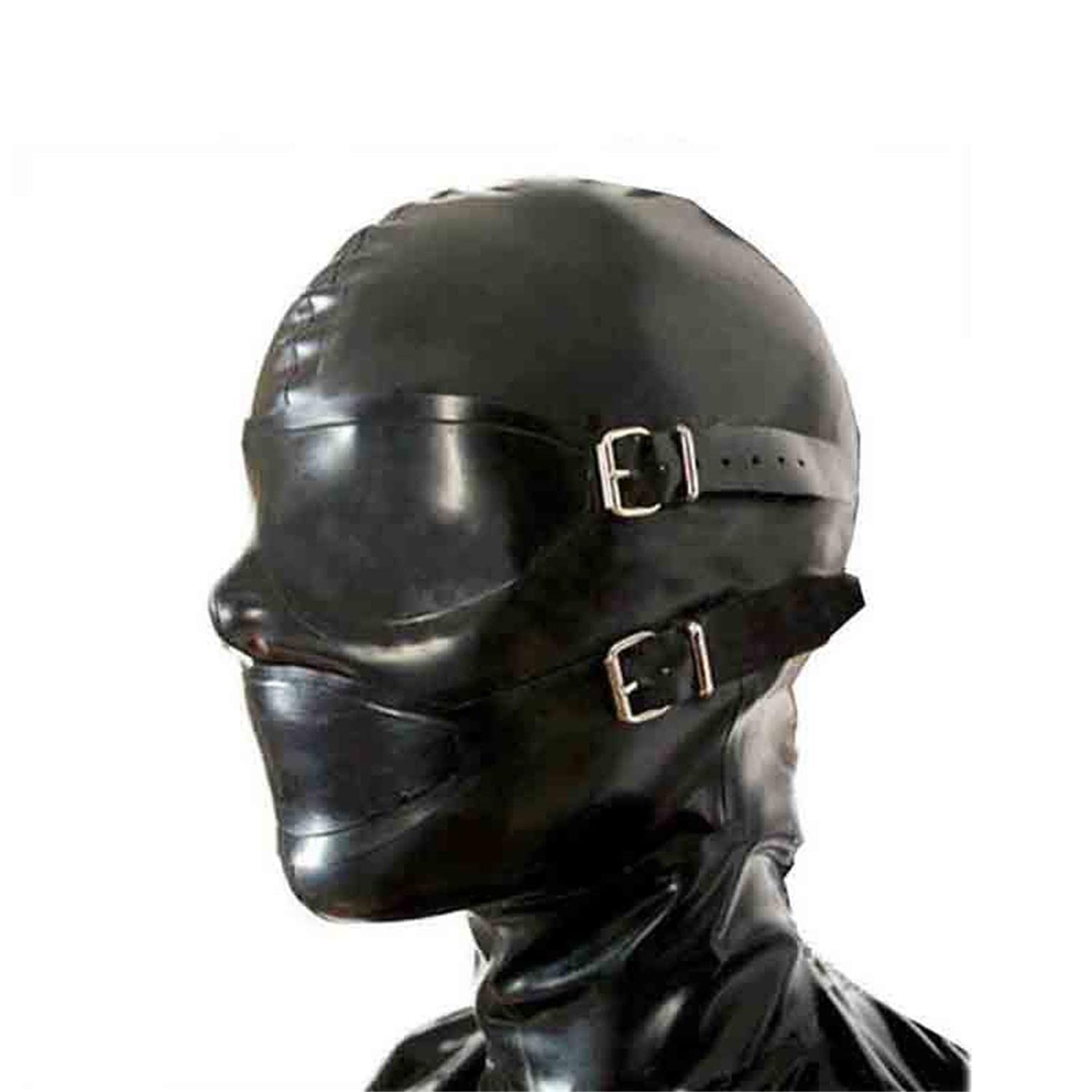 Latex Tête Couverture, caoutchouc TêteMasque Cagoule en latex pour cosplay le jeu de rôle Party Vêtements de club