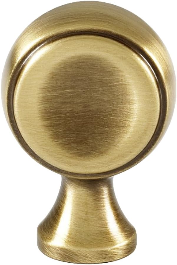 Alno A980-PA Royale 7/8″ Transitional Knobs, Polished Antique, 7/8"