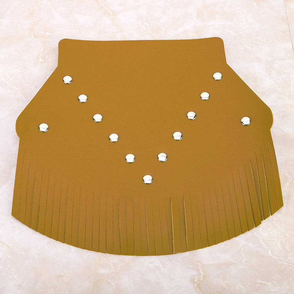 Rear Flap Leather Mud Flap for Motorcycle for motorcycle rear mudguard(Huang Changxu)