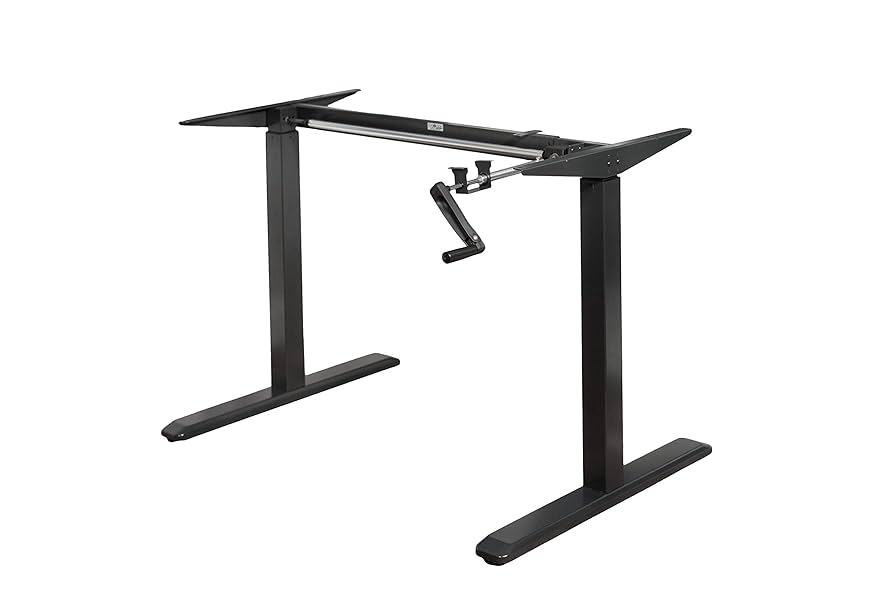 Amazon.com: ErgoMax Hand Crank Height Adjustable Desk Frame
