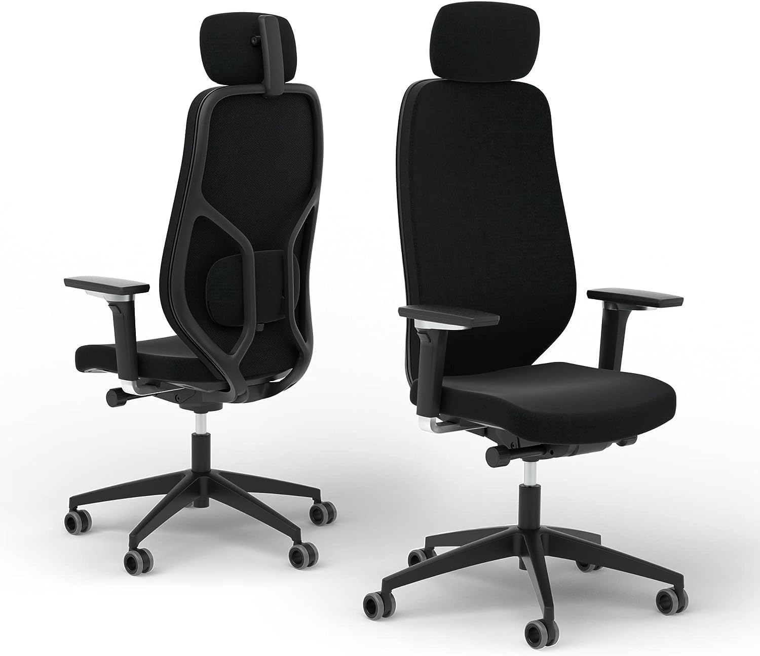 Ergotopia MasterBack Pro Silla Ergonomica Escritorio - Silla Oficina Ergonomica con Mecanismo de Inclinación 3D, Apoyo Lumbar, Mecanismo Sincrónico y Reposabrazos Ajustables en 5D