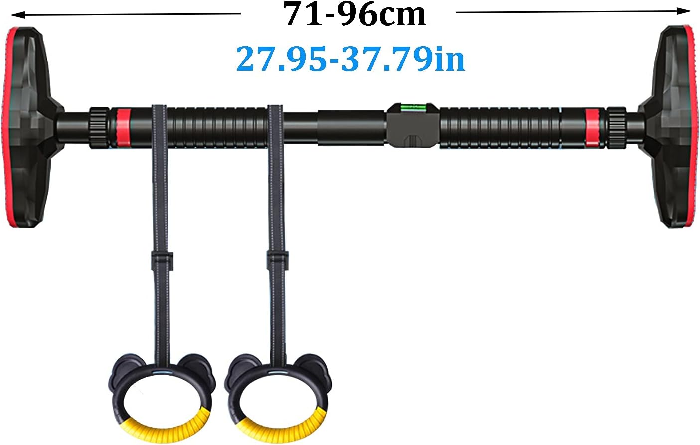Pull Up Bar Hua Steel Portable Pull-up Bar, Adjustable 70-150cm Horizontal Bar, Home Gym Indoor Strength Training Equipment for Adults and Children (Size : 71-96cm)
