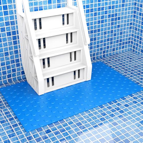 Alfombrilla antideslizante para escalera de piscina (2 piezas) miniatura 3