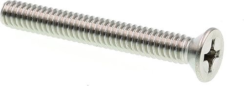 Prime-Line 9002013 Tornillos de máquina, cabeza plana, Phillips Drive, 14 In.-20 X 2 in (paquete de 50)