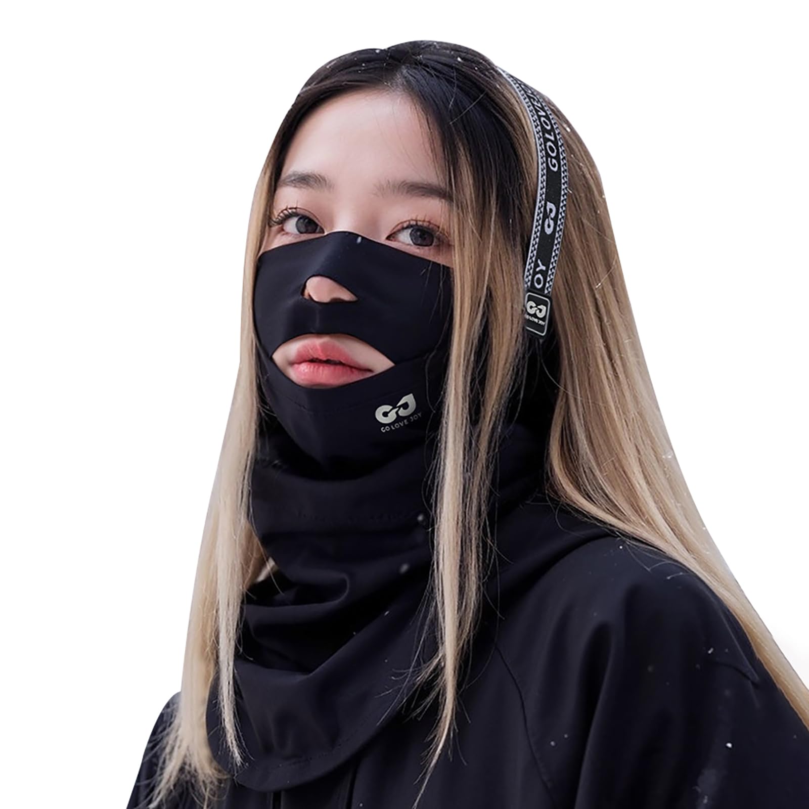 Black Face Masks Half Face Mask Black Neck Gaiter Ski Mask for Men Ski Mask for Women