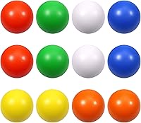 Vista 12 de 12 bolas de espuma azul para aliviar el estrés para niños y adultos, juguetes sensoriales para aliviar la ansiedad, TDAH, autismo (azul)