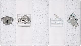 Papi Textil Fralda Soft C/Bainha Bordada Papi Friends 80Cm X 80Cm Contem 05 Un