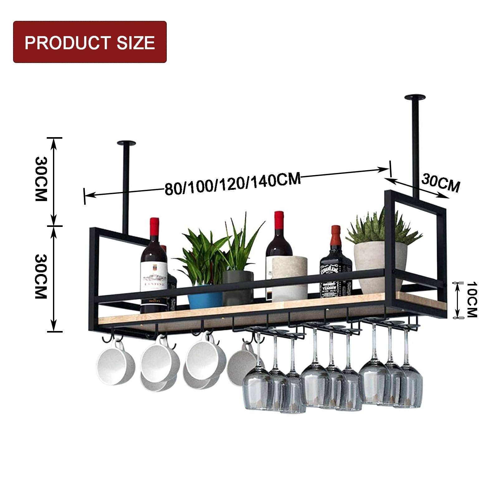Portabottiglie da parete in metallo stile ge, per bar e ristoranti, scaffali robusti perfetti per l'arredamento della casa e gli appassionati di vino