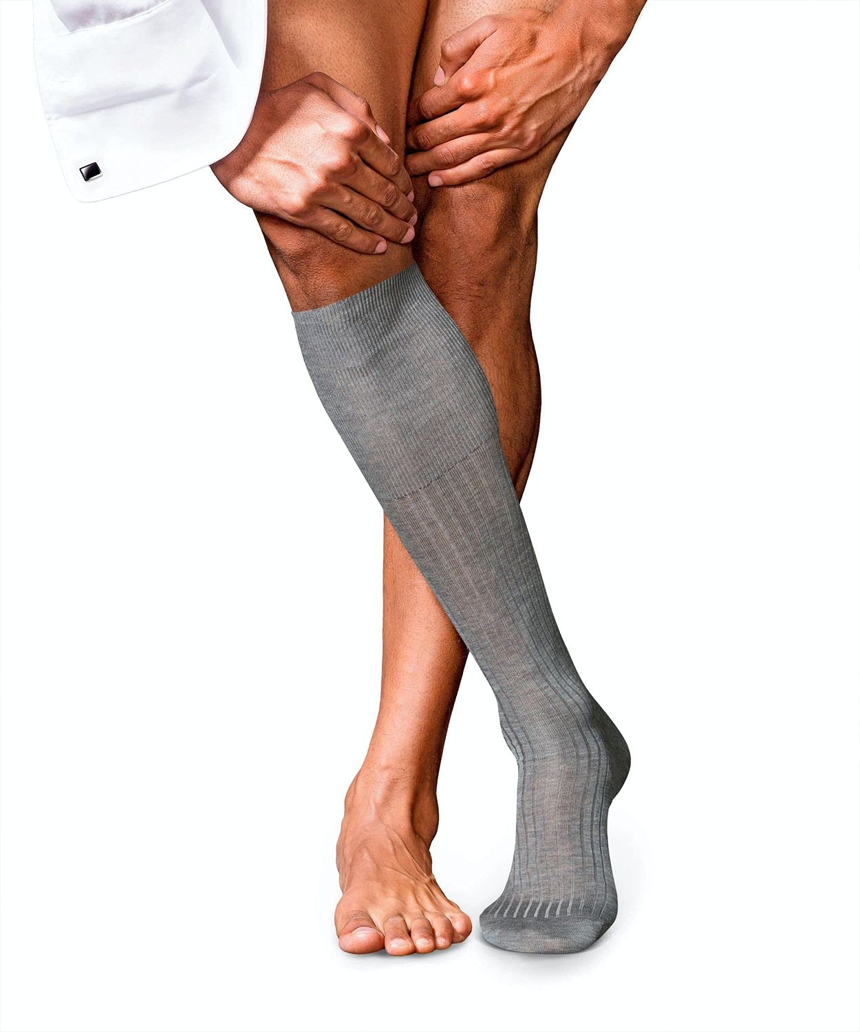 FALKE No. 10 Pure Fil d´Écosse Hombre Minimedias con algodón egipcio karnak