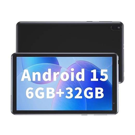 YQSAVIOR Tablet Android 11 Tablets 7 inch, 2GB RAM 32GB ROM Tablets Quad-Core Processor Computer Tablet for Kids, Dual Camera, WiFi, Bluetooth Tab PC Black