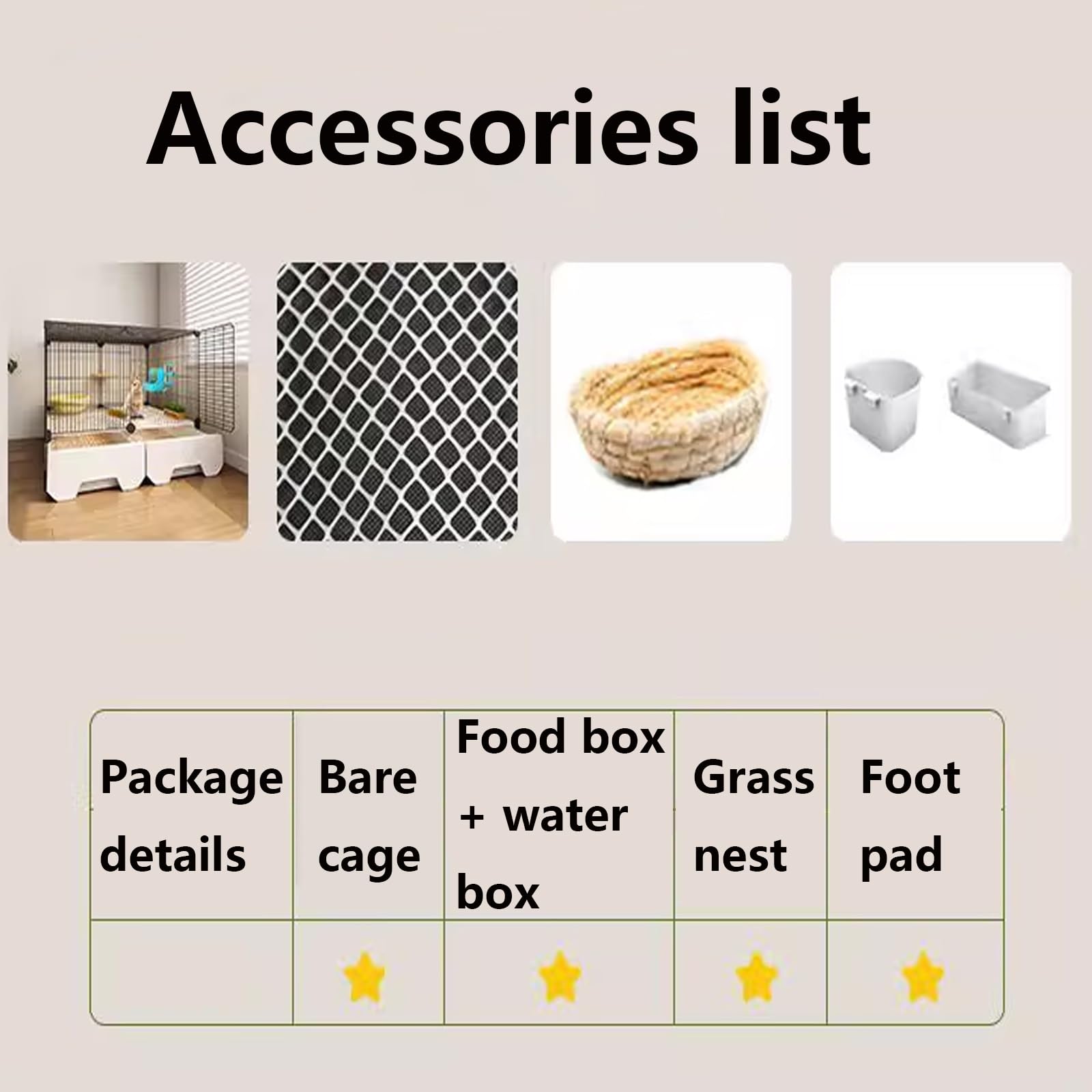 Gabbia Per Conigli Con Toilette A Cassetto, Rete Di Ferro A 1,5cm, Ventilata & Antifuga, Accessori Completi, Per Conigli/Gatti, 3 Dimensioni(Black,70 * 35 * 52cm)