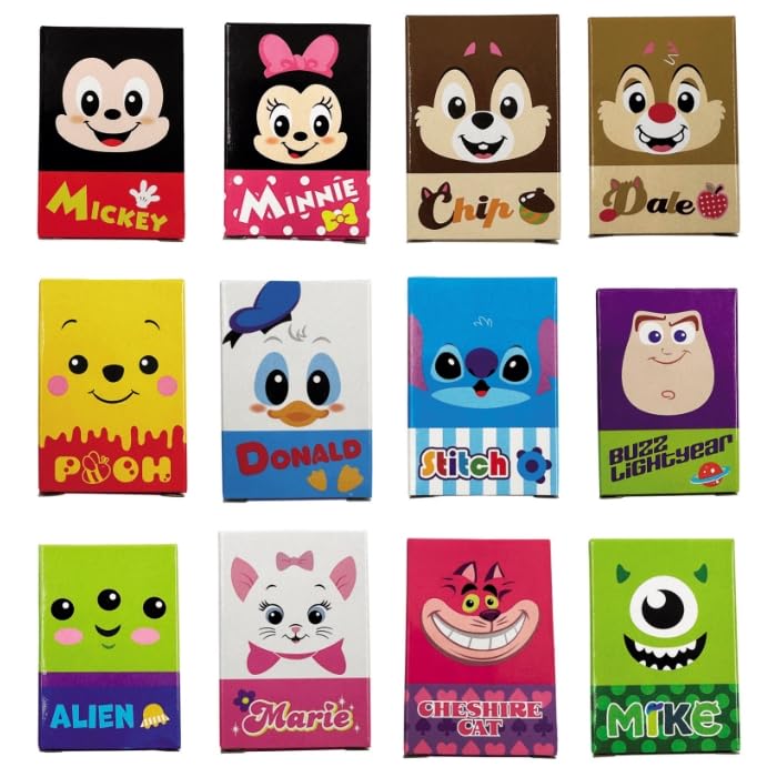 Amazon | 【25個セット】ディズニーキャラクターミニトランプ