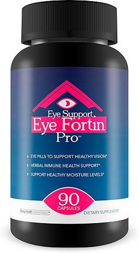 Eye Support Eye Fortin Pro - Nuestras mejores píldoras para la visión - Suplementos para el cuidado de los ojos Suplemento de visión saludable -