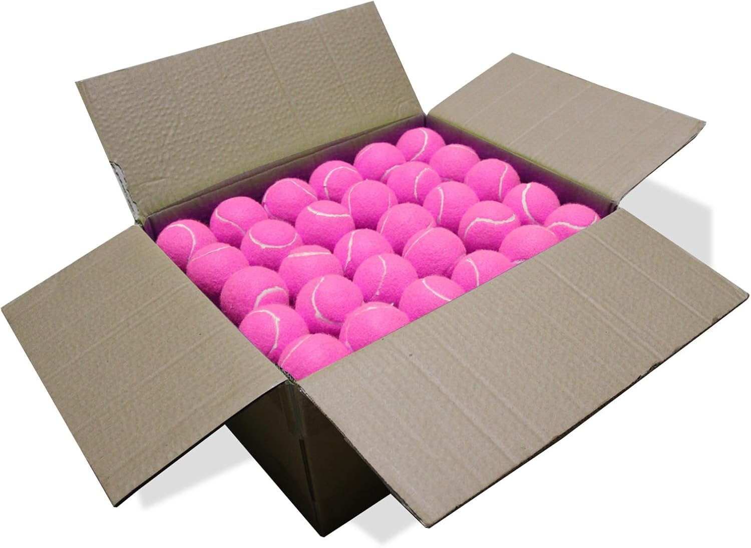 Tennis Balls, 90 Pack Training Tennis Balls Bulk, High Elasticity Practice Tennis for Beginner, Exercise Playing Balls for Pet Dog