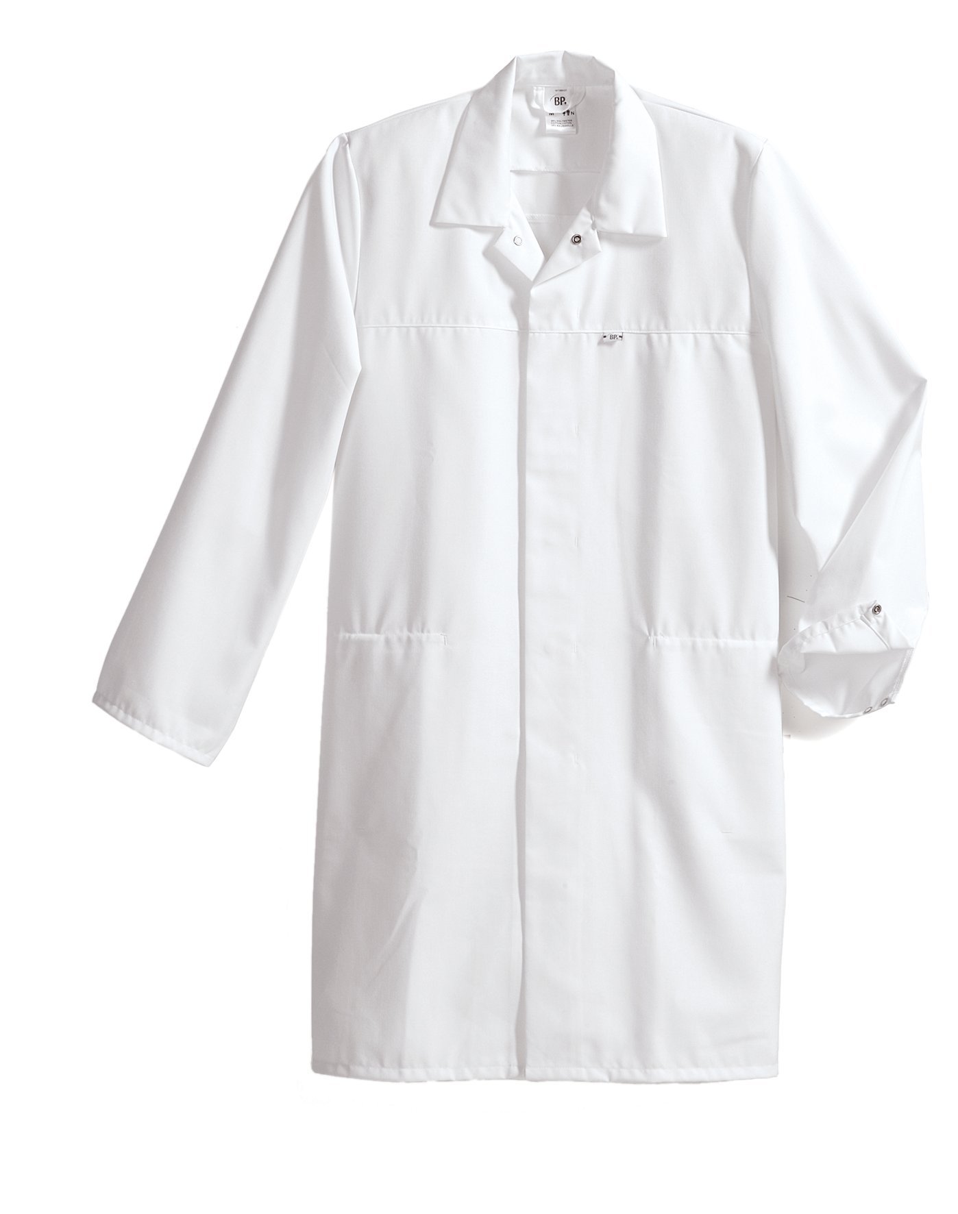 Neolab 4 1572, HACCP - Abrigo de trabajo (65% poliéster, 35% algodón, talla L), color blanco
