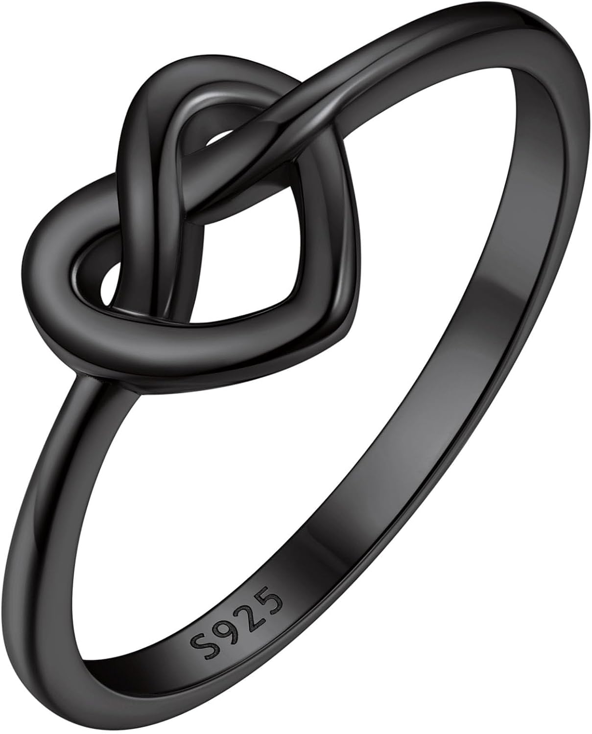 ChicSilver 925 Sterling Silver Love Knot Promise Ring High Polish Comfort Fit Band Ring Size 4-12