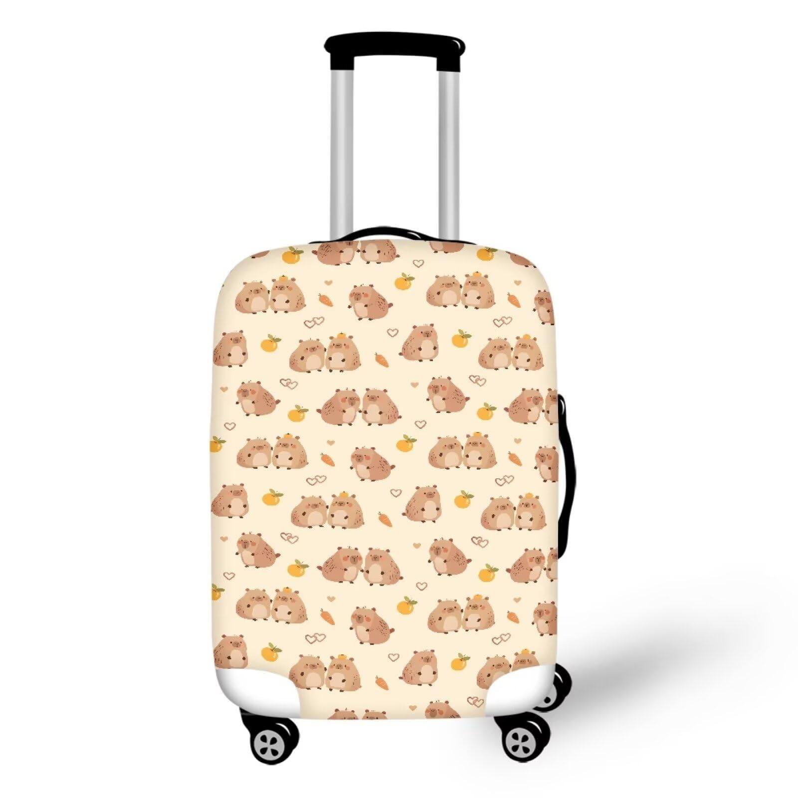 Capybara Pattern Luggage Covers Suitcase Covers for Luggage,Luggage Cover Protector Suitcase Cover Protector Fit 18-32 Inch Luggage