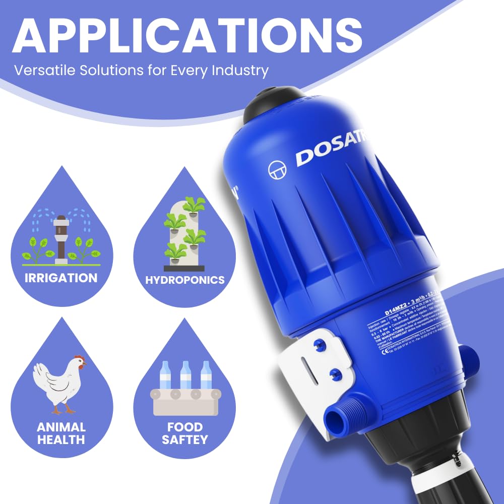 Amazon.co.jp: DOSATRON D14MZ2 D14MZ2VFII 水力化学インジェクター