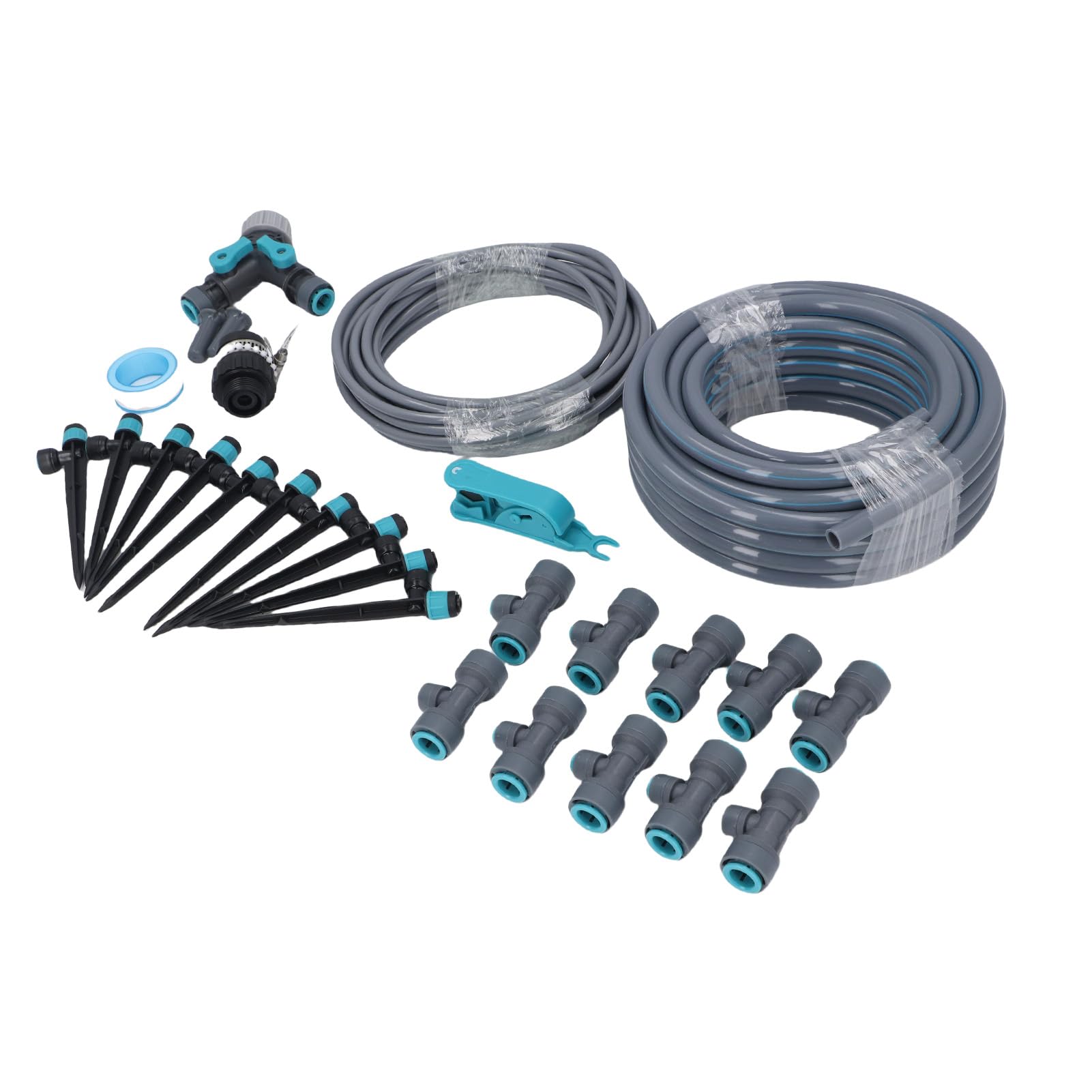 Yctze Kit di Irrigazione a Goccia da 10 M con Ugello a Spruzzo per l'Irrigazione delle Piante Kit di a Goccia, di del Giardino, Ugello a Spruzzo, di delle Piante, del Prato, della Serra