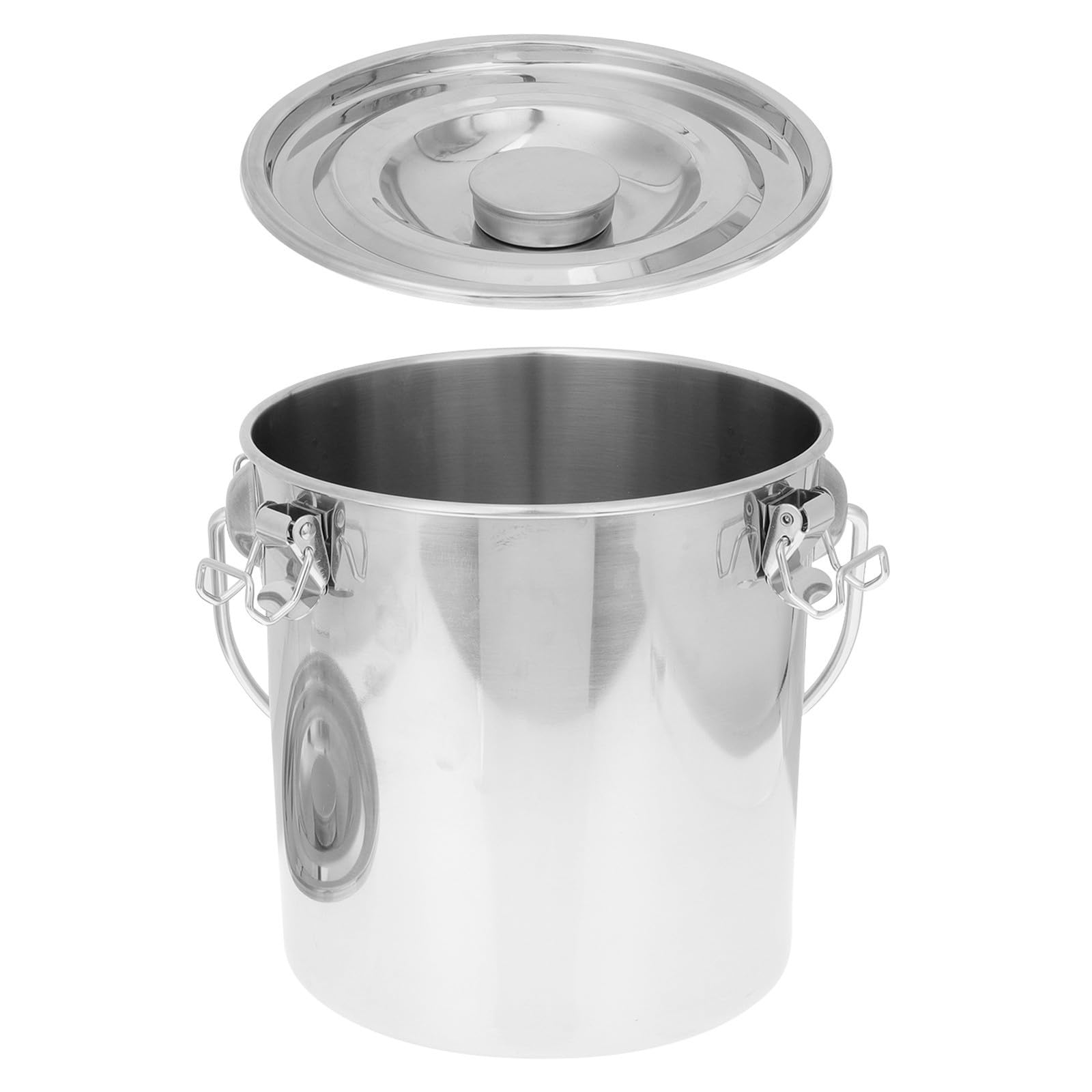 Seau hermétique en acier inoxydable pour le camping portable