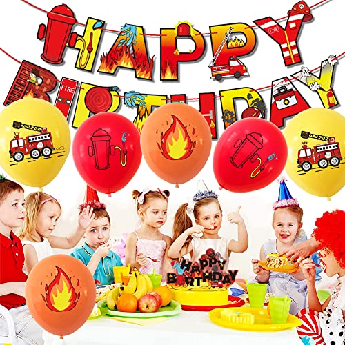 Babioms compleanno bambini pompiere decorazione