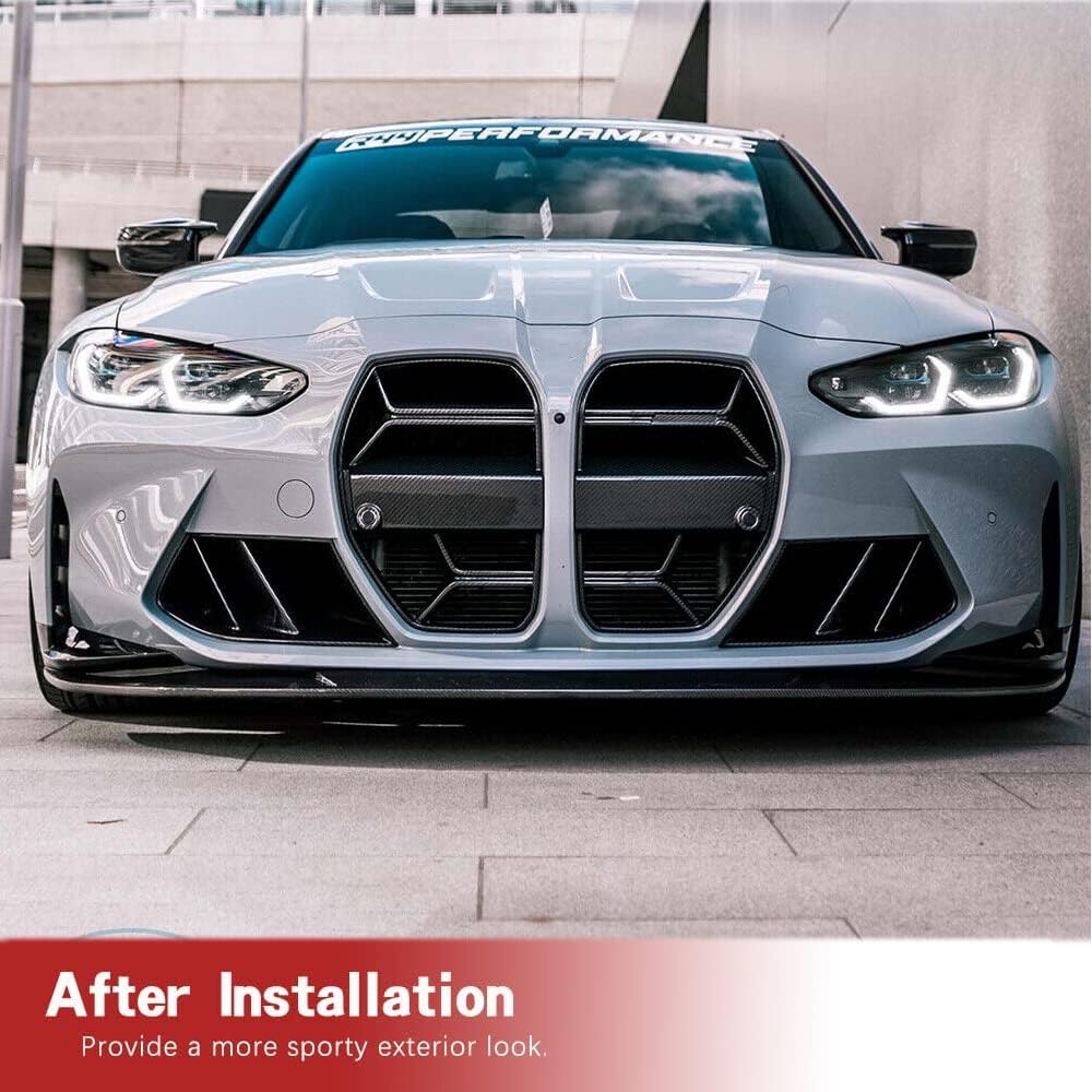 G80 G82 G83 Dry Carbon Fiber Front Hood Kidney Grill for BMW G80 M3 G82 G83 M4 2021 2022 Front Bumper Grille Factory Outlet (Without ACC)