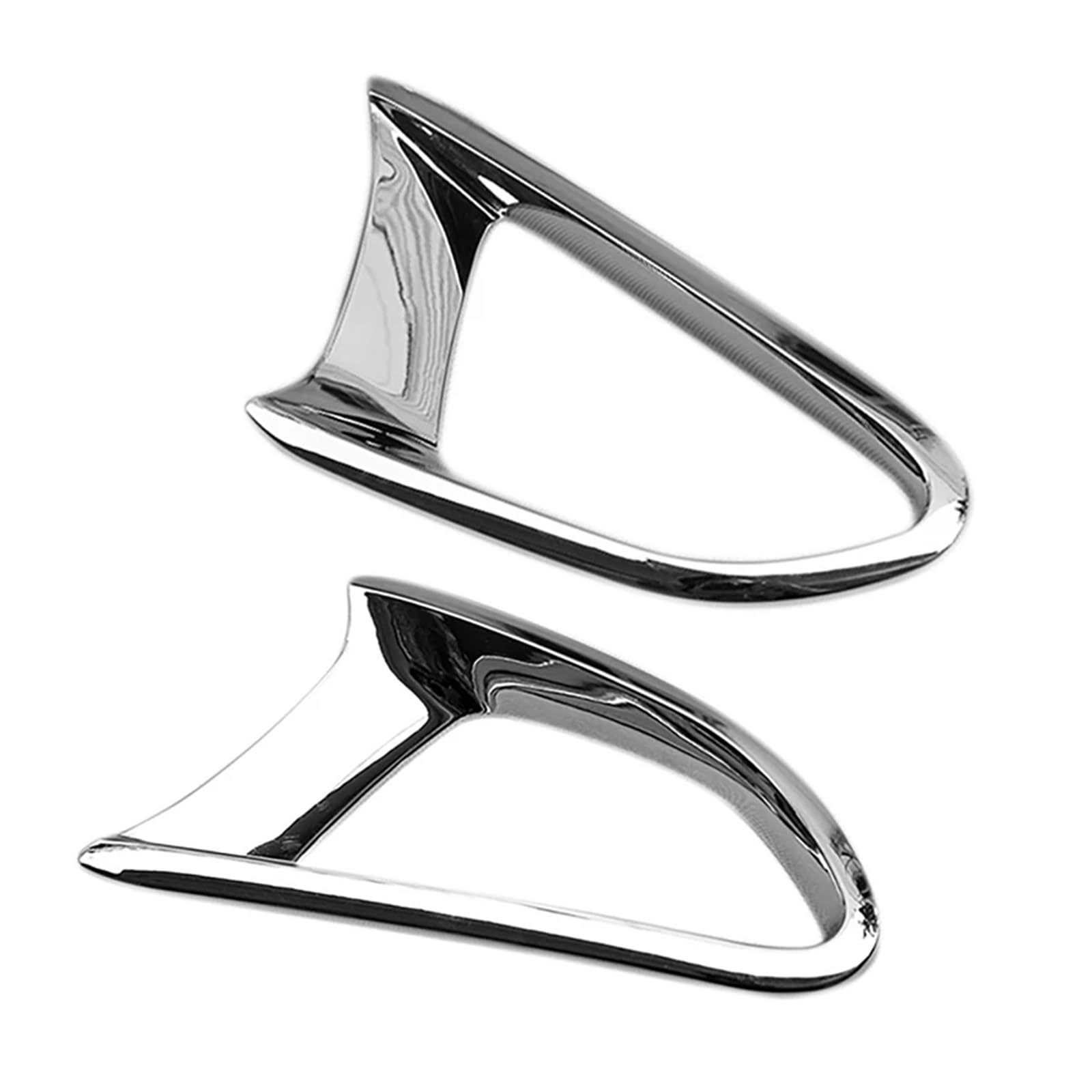 Rear Bumper Fog Light Lamp Cover Trim, Fit For Mazda, 2 Demio DJ Hatchback 2015-2019 ABS Chrome Frame Osłona tylnego światła