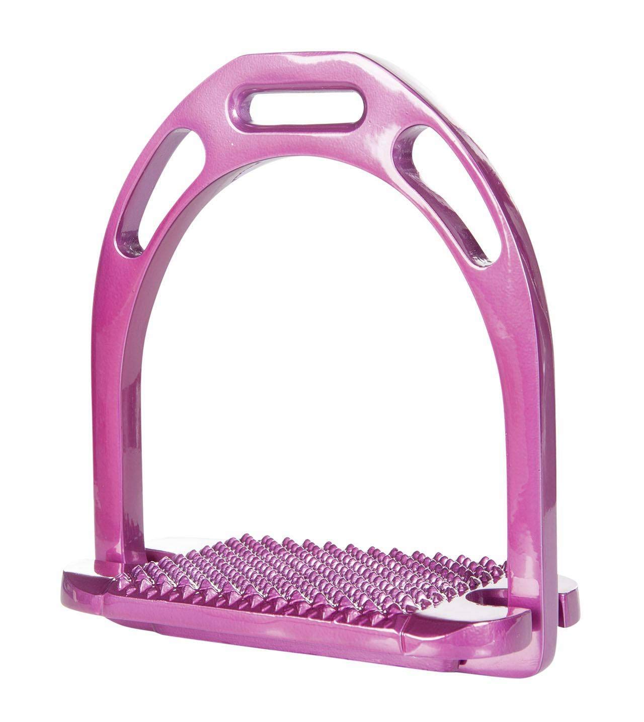 HKM Space Aluminium Stirrup One Pair Pink 4.75