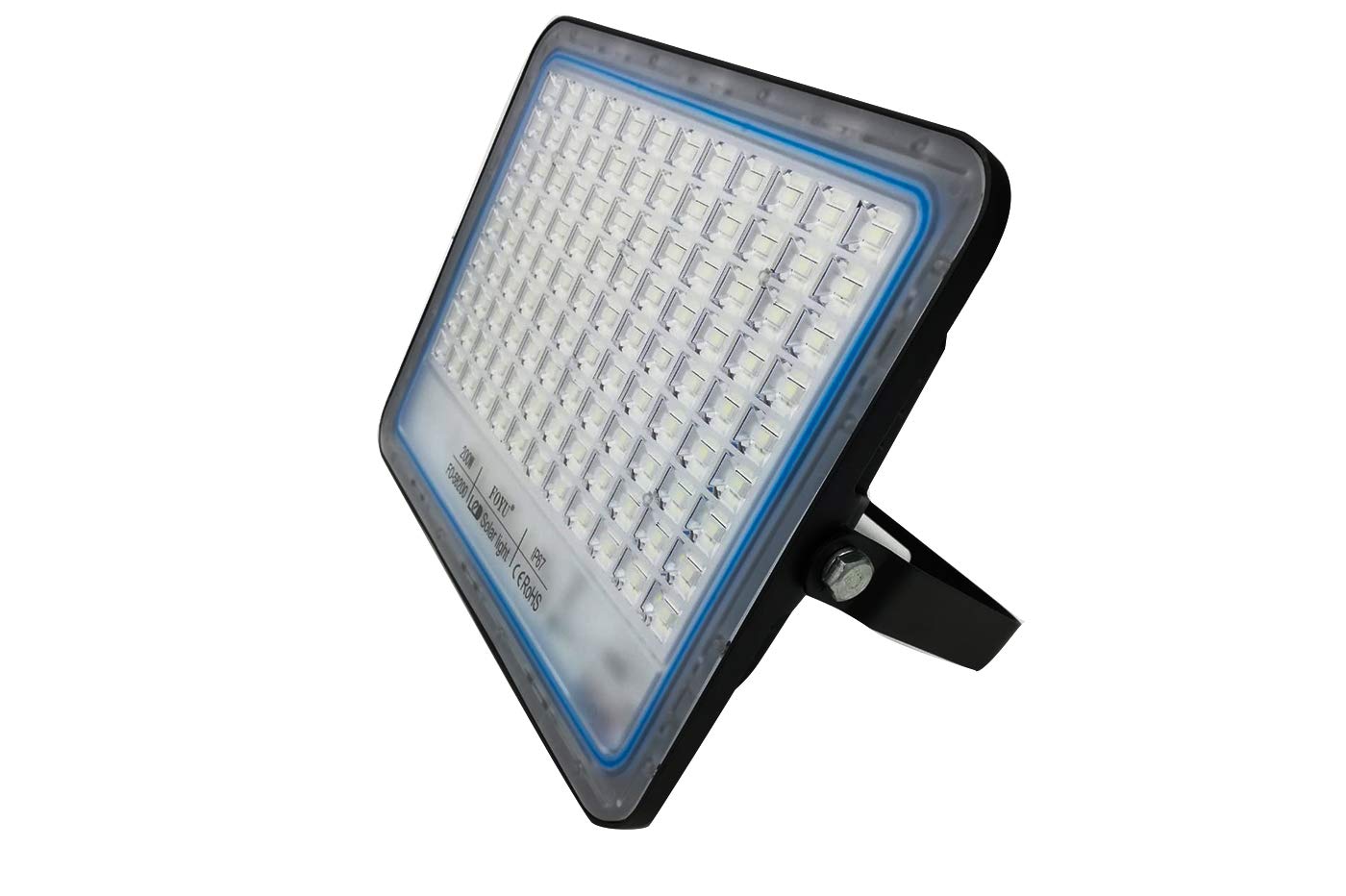 Faro LED Solare 300W, Luce Fredda 6500K, IP67 - Per Esterni Casa E Giardino, Con Telecomando