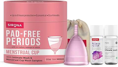 Sirona Reusable Menstrual Cup for Women