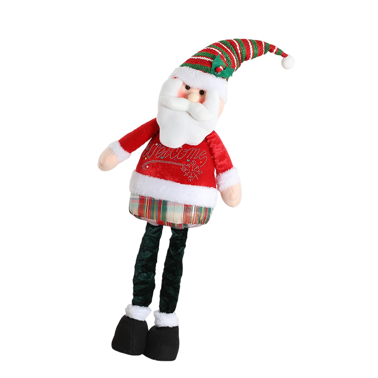 Kalttoy A Telescopic Sant Dolls Christmas Home Decoration Festival Ornament Gifts Practical Ccessory For Household Use Festival Ornament