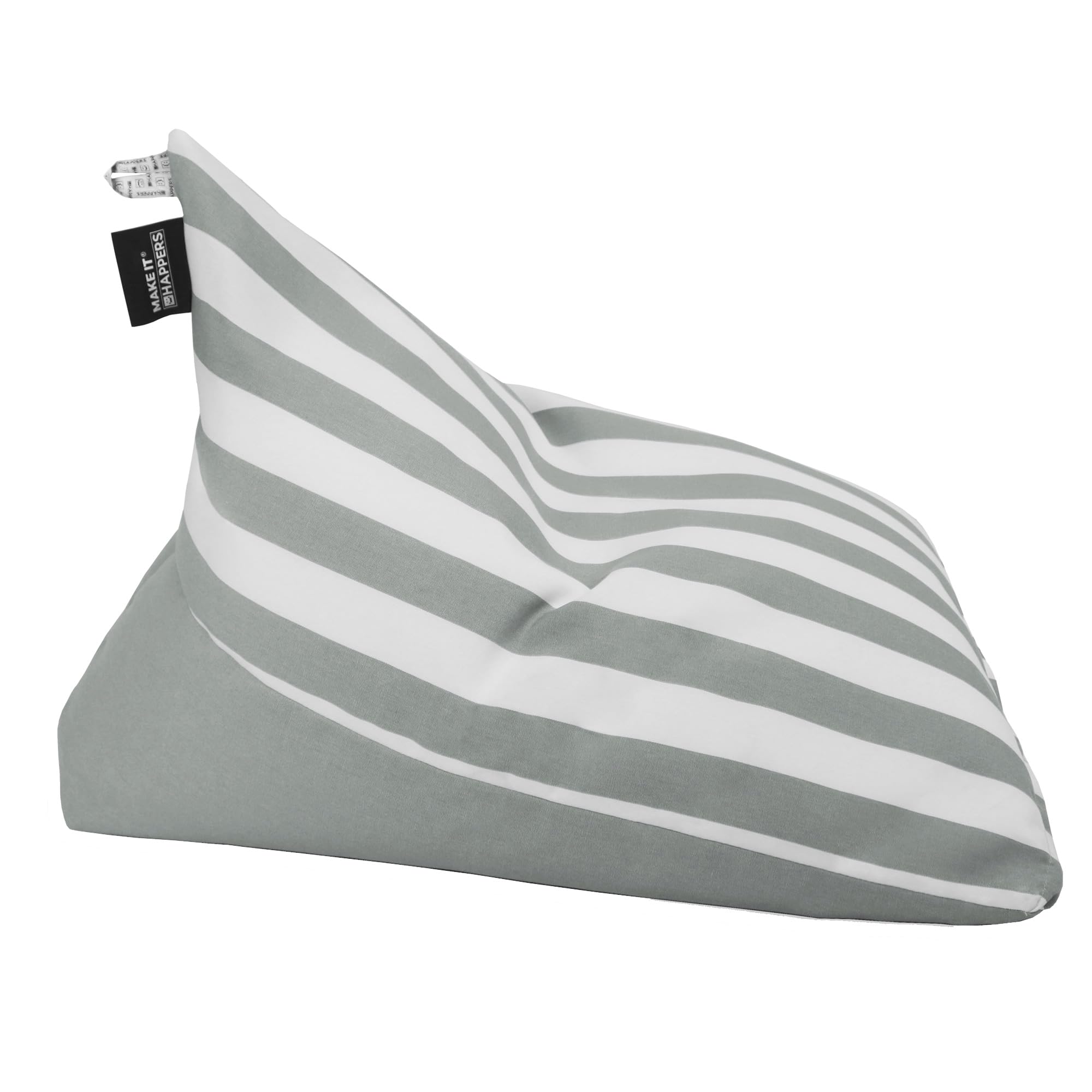 Happers Pouf Piramide Toldotex M grigio esterno interno