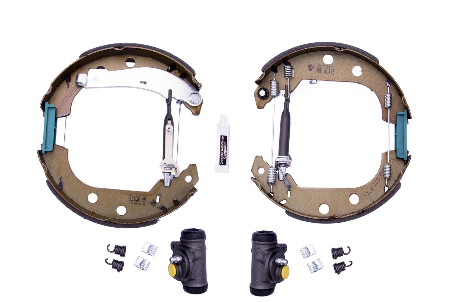 HELLA 8DB 355 003-691 Brake Shoe Set - R0175 - Brake System: Bendix - for e.g. PEUGEOT