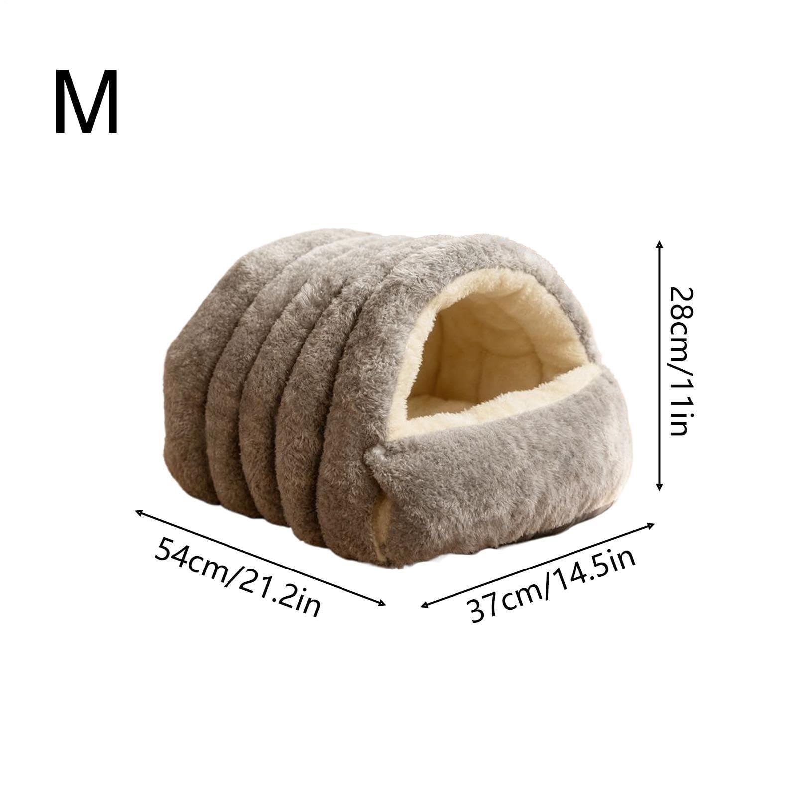Lit pliable pour animal domestique – Maison d'hiver apaisante pour chatons, chiots, lapins | Utilisation en intérieur, balcon | Temps froid et Noël