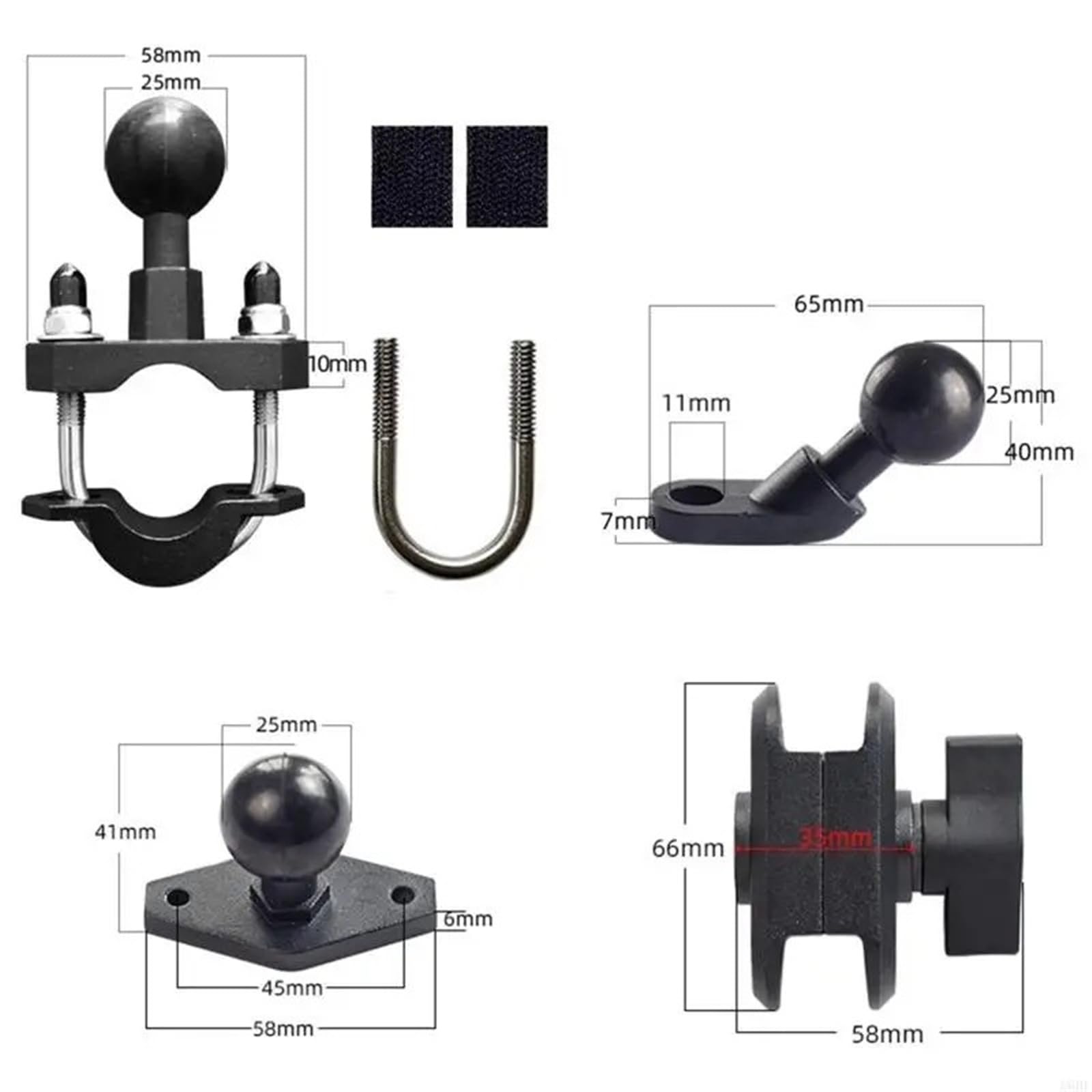 Manubrio Porta Cellulare Supporto Per Manubrio Per Telefono Da Moto(Handlebar)