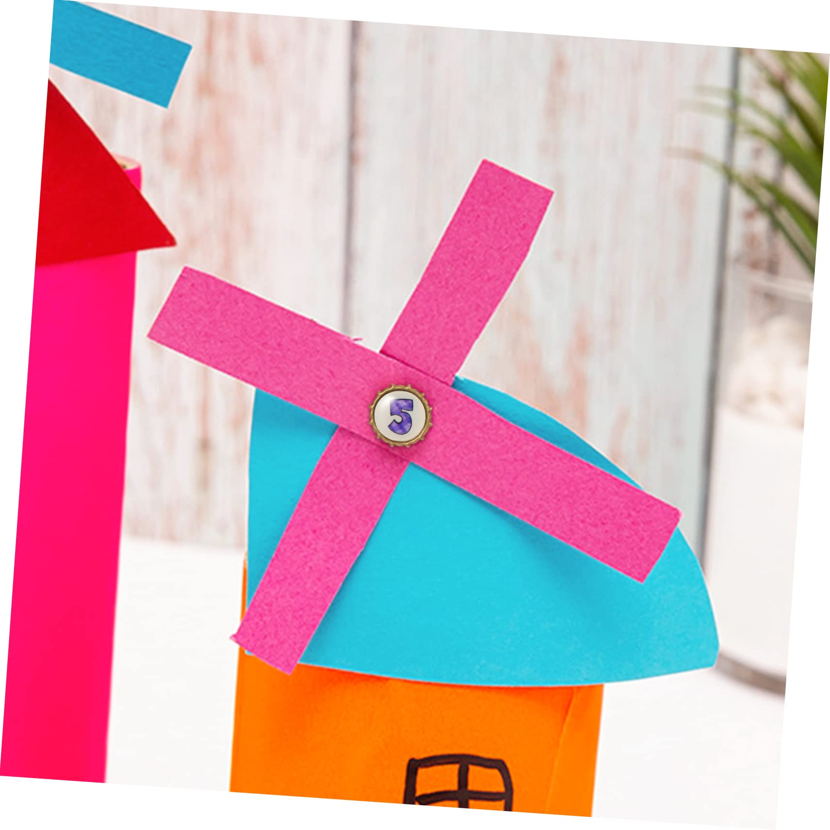 NUOBESTY 5 Sätze Farbige Zweibeinige Nägel Brad-Papier Mini-stecknadel DIY & Handwerk Mini-brads Zum Basteln Scheckheft Scrabbook Papier Brads Papierverschlüsse Legierung 100 Stück * 5