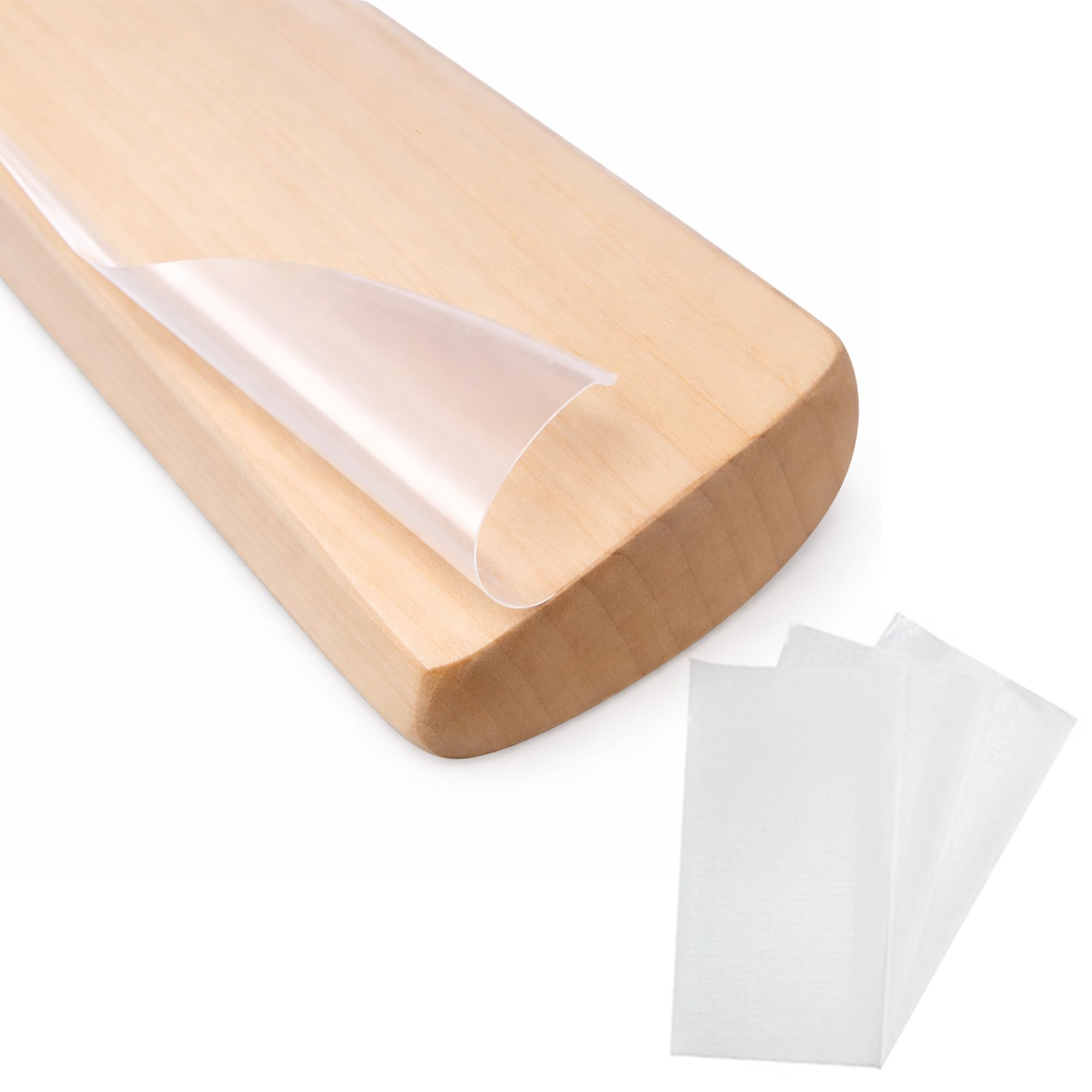 AI SPORTS Clear Cricket Bat Anti-Scuff Sheet โ Protective Bat Face Cover for Extra Durability, Surface Protection & Longer Bat Life (Plain Sheet, 1) โ image 1