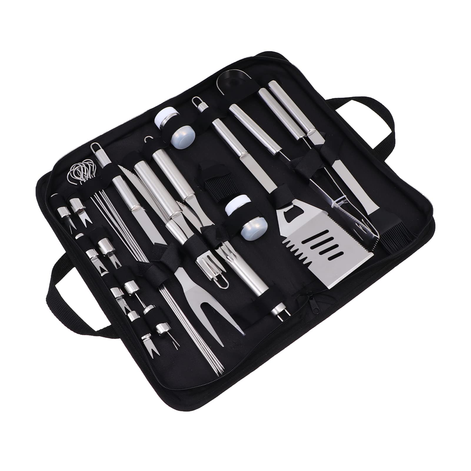 Set Utensili Barbecue Acciaio Inossidabile Kit Grigliata Accessori Per Uso Domestico Cucina Esterna Campers Picnic Amici Famiglia Completo