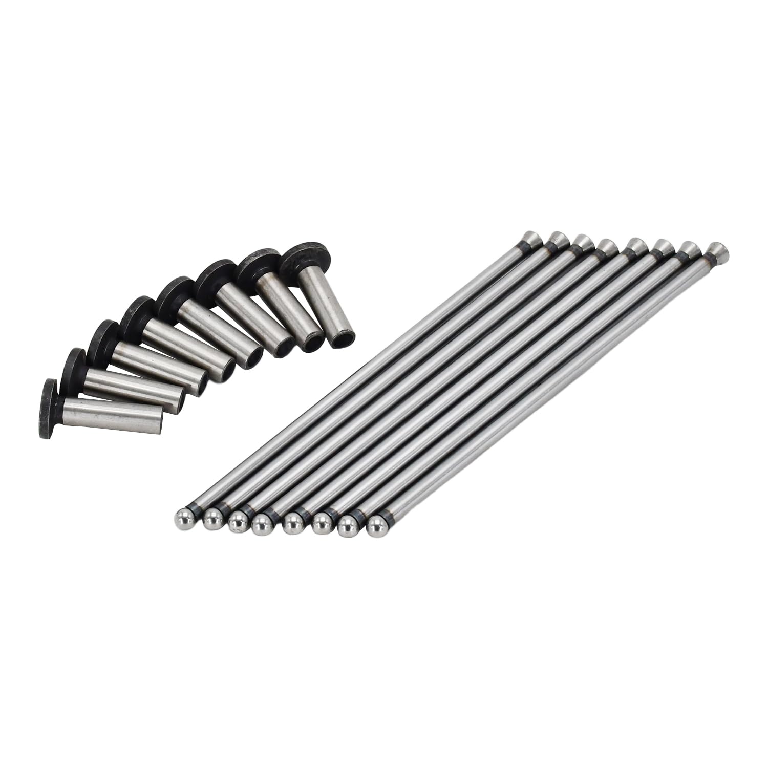 Kit de varilla de empuje y válvula compatible con motor Isuzu 4JB1 compatible con cargador Bobcat 843 853 1213 960 2060