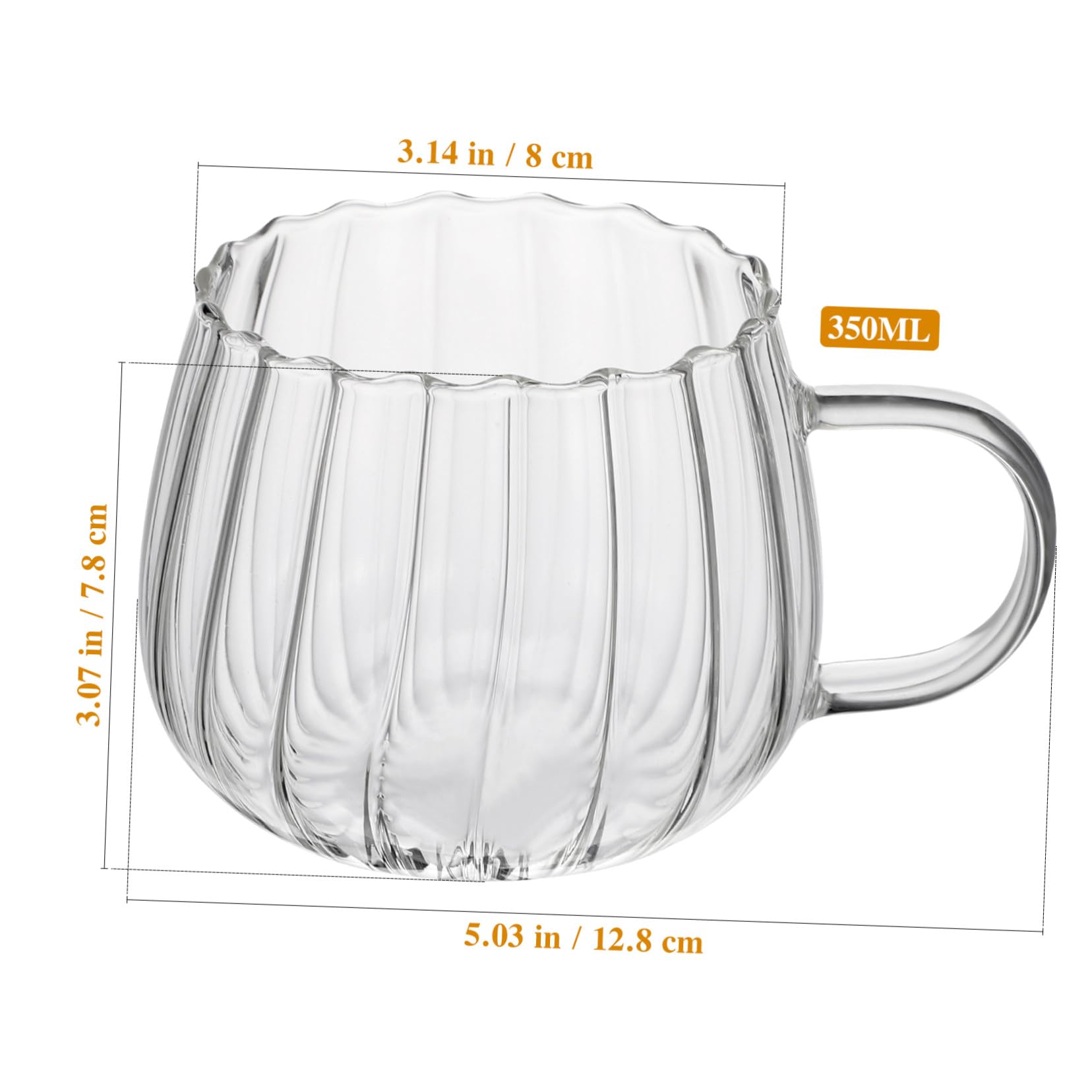2 Piezas Vasos de Vidrio Transparentes para Leche y Café Resistentes al Calor Ligeros y Prácticos para Desayuno y Bebidas Hogar y Restaurantes