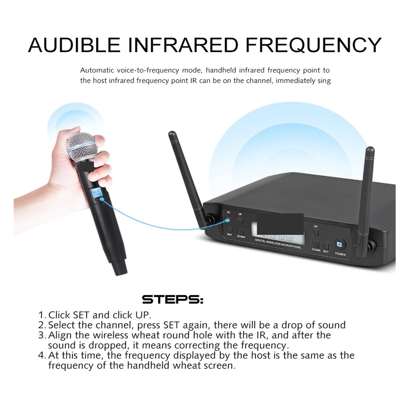 Condenser USB Microphone PC Microphone Kit with Shock Mount And Real-Time Monitor for Podcast Live Streaming (Color : AU01-K2 Mi Adapter)