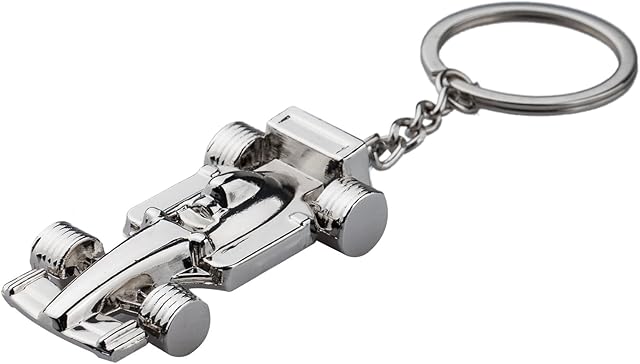 TRIXES Metal Car Keyring Accessories for your Key or Display  Perfect Fathers Day, Birthday, Christmas for Fans of Racing, Cars and Formula 1  Sturdy Keychain for Men and Women