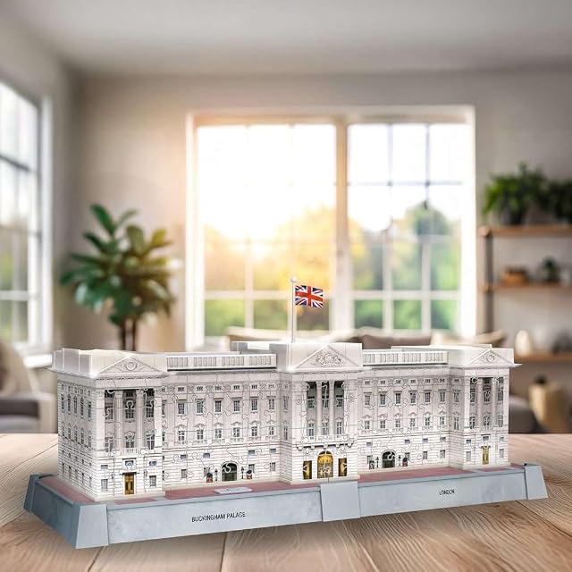 Foto 6 de 8 de Iconos del Rompecabezas 3D de Ravensburger: 12008031 El Palacio de Buckingham, con luz